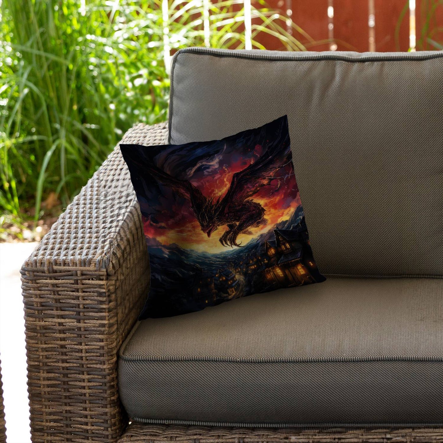 Back for revenge - Throw pillow - Print on demand