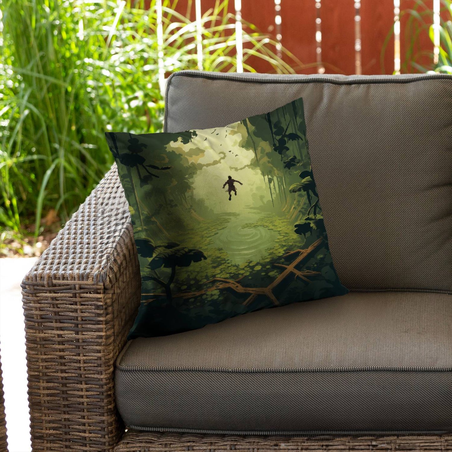 Bon voyage - Throw pillow - Print on demand