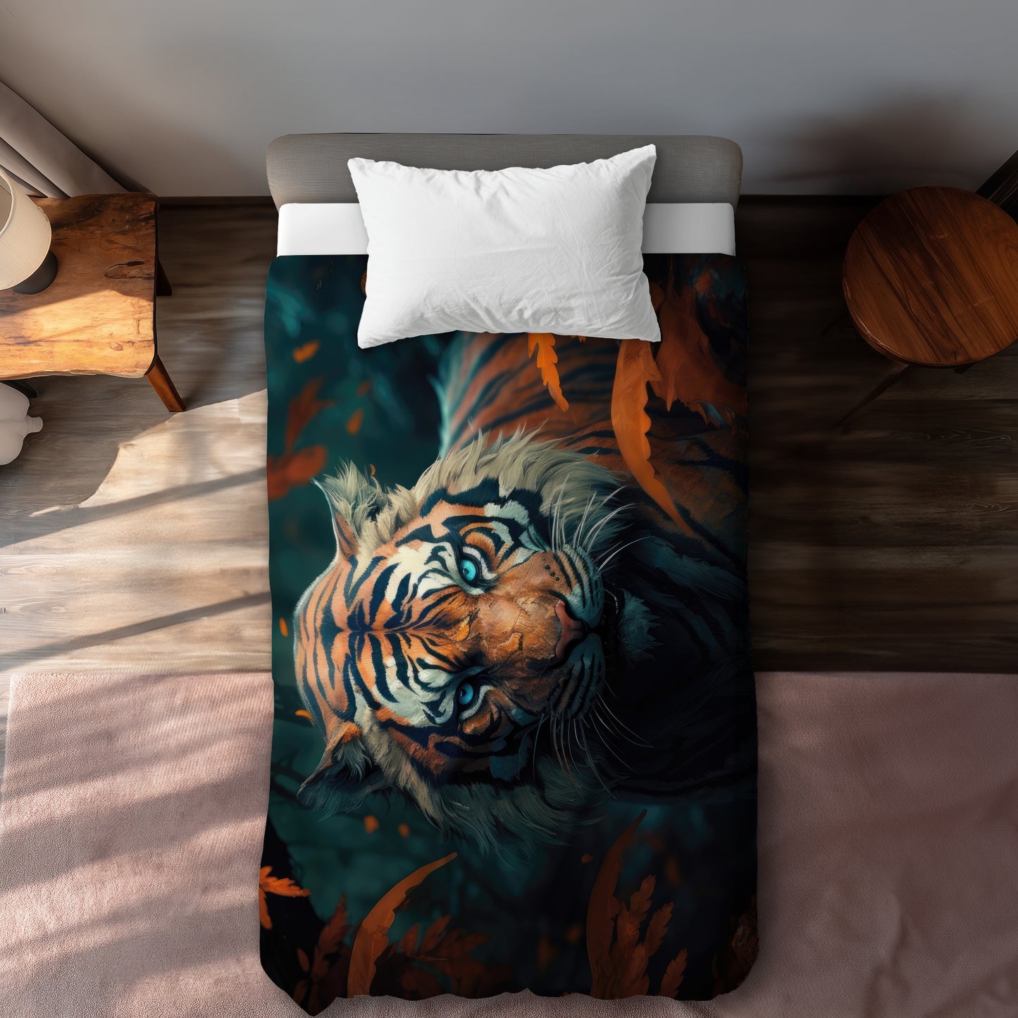 Observed Black Duvet Cover | Stylish Home Decor Essential