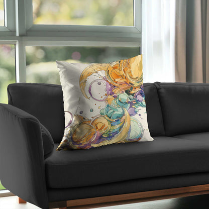 Plan Poly Twill Throw Pillow - Stylish Home Decor Accent
