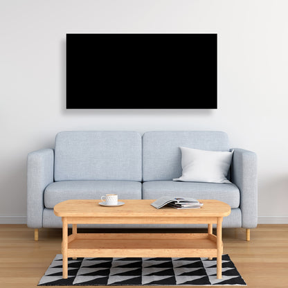 Pure Black - Black Canvas for Elegant Home Decor | Art