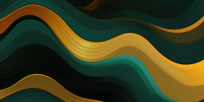 Golden harmony - Desk Mat