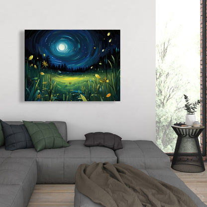 Between grass blades - 32"x32" Canvas