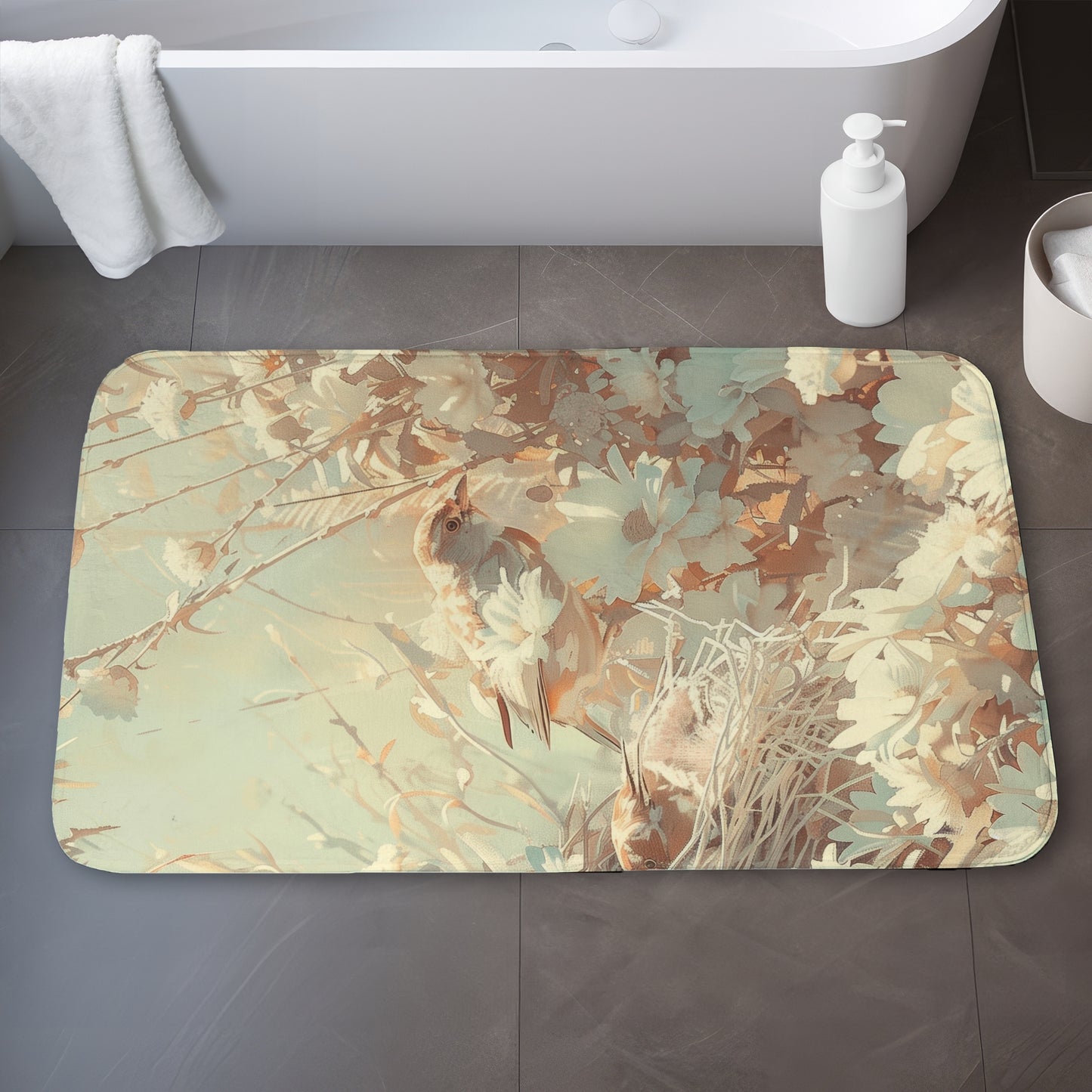 The nest - 17"x24" Bath mat