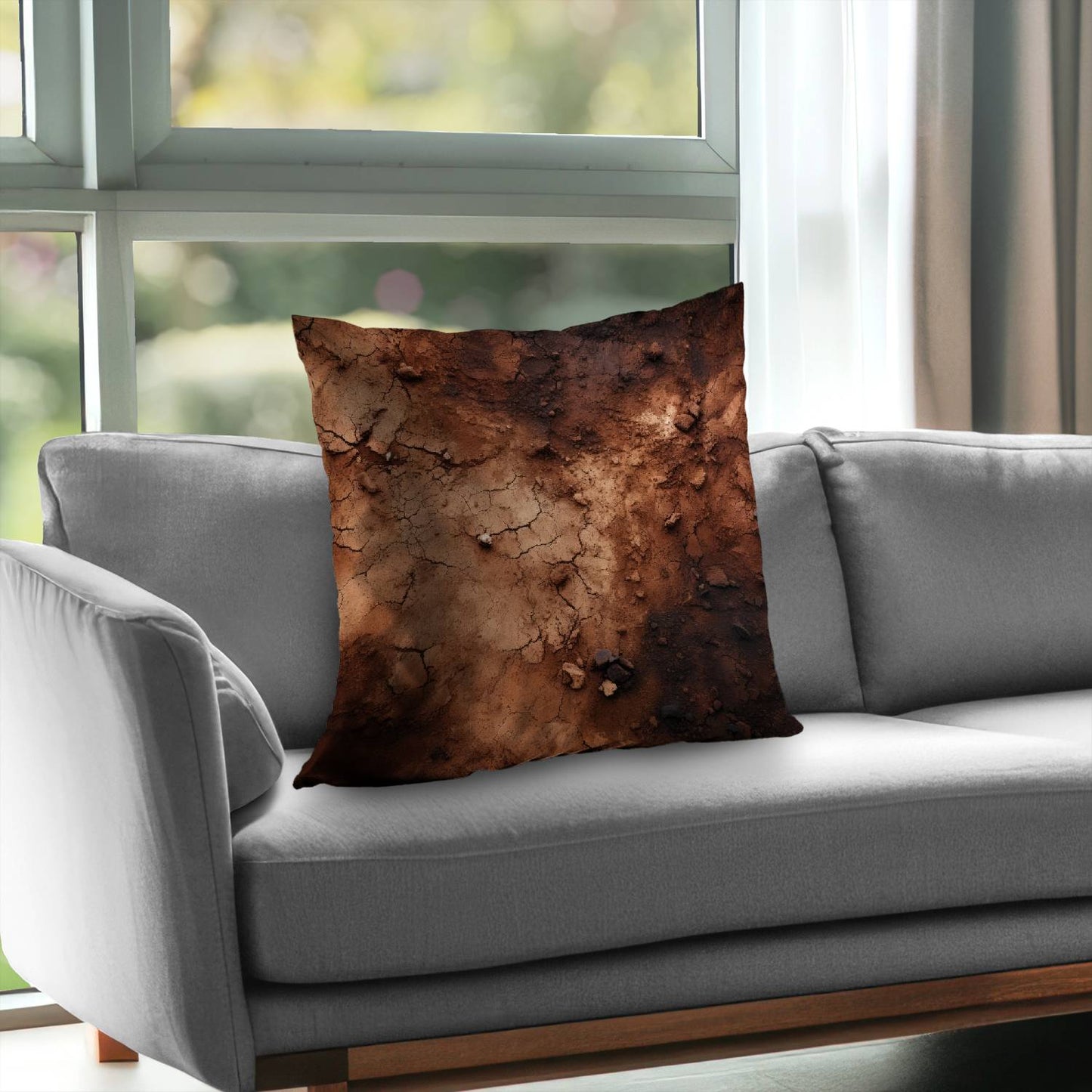 Cracking - Throw pillow - Print on demand