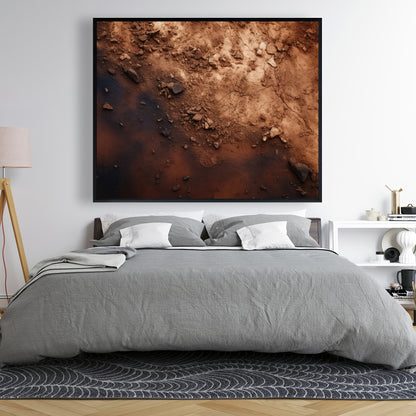 The dark patch - 36"x36" Framed canvas