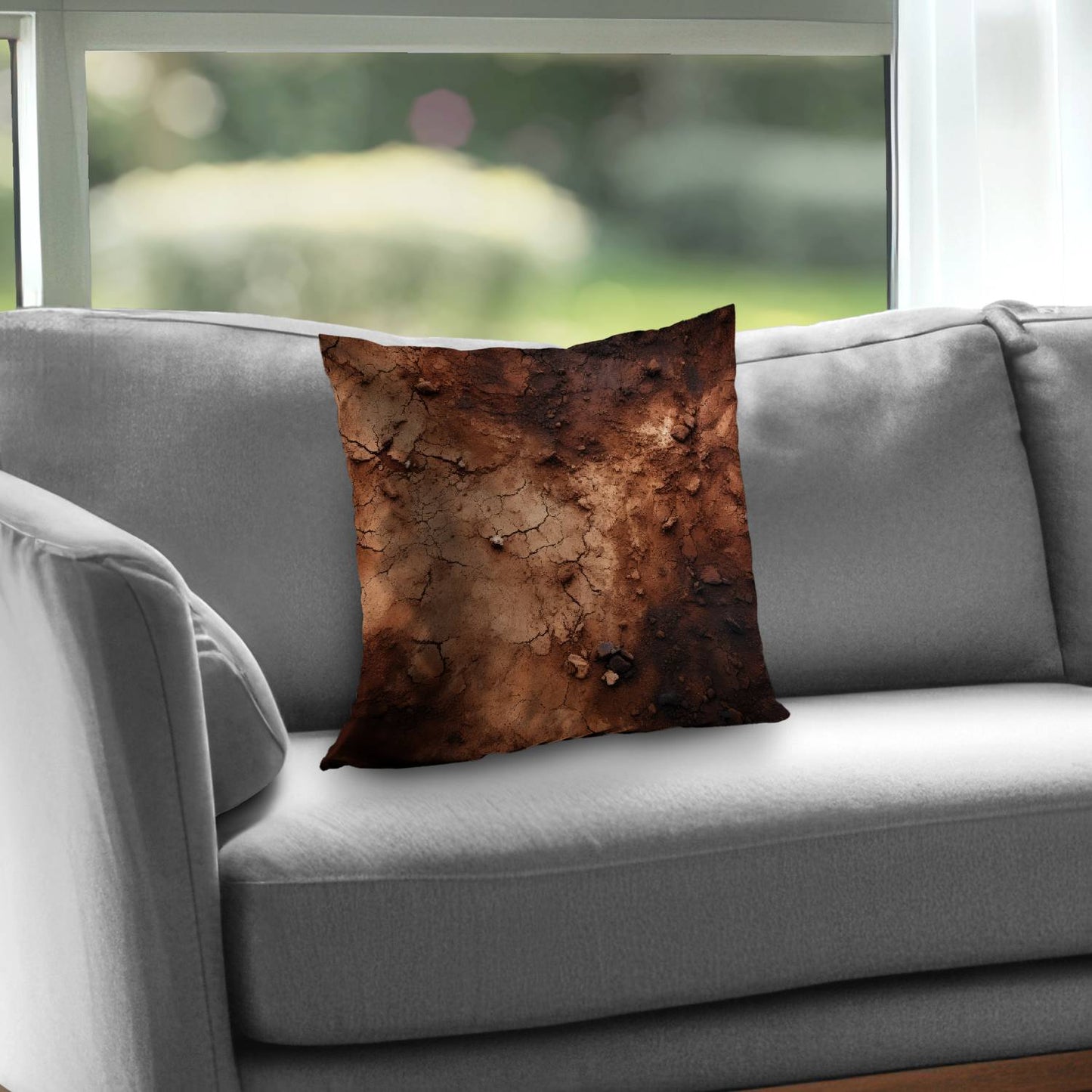 Cracking - Throw pillow - Print on demand