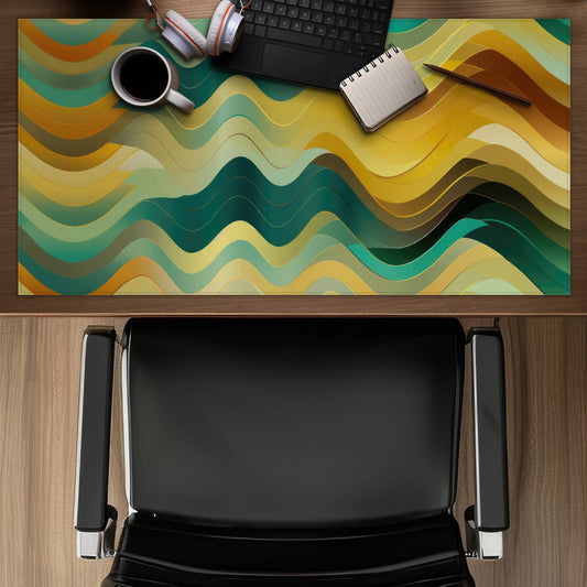 Rich by design - Yellow Desk Mat for Stylish Home Decor