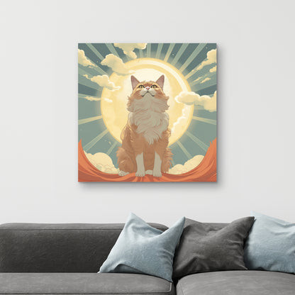 Moewing Above - Blue Canvas Art for Home Decor | Stylish Design