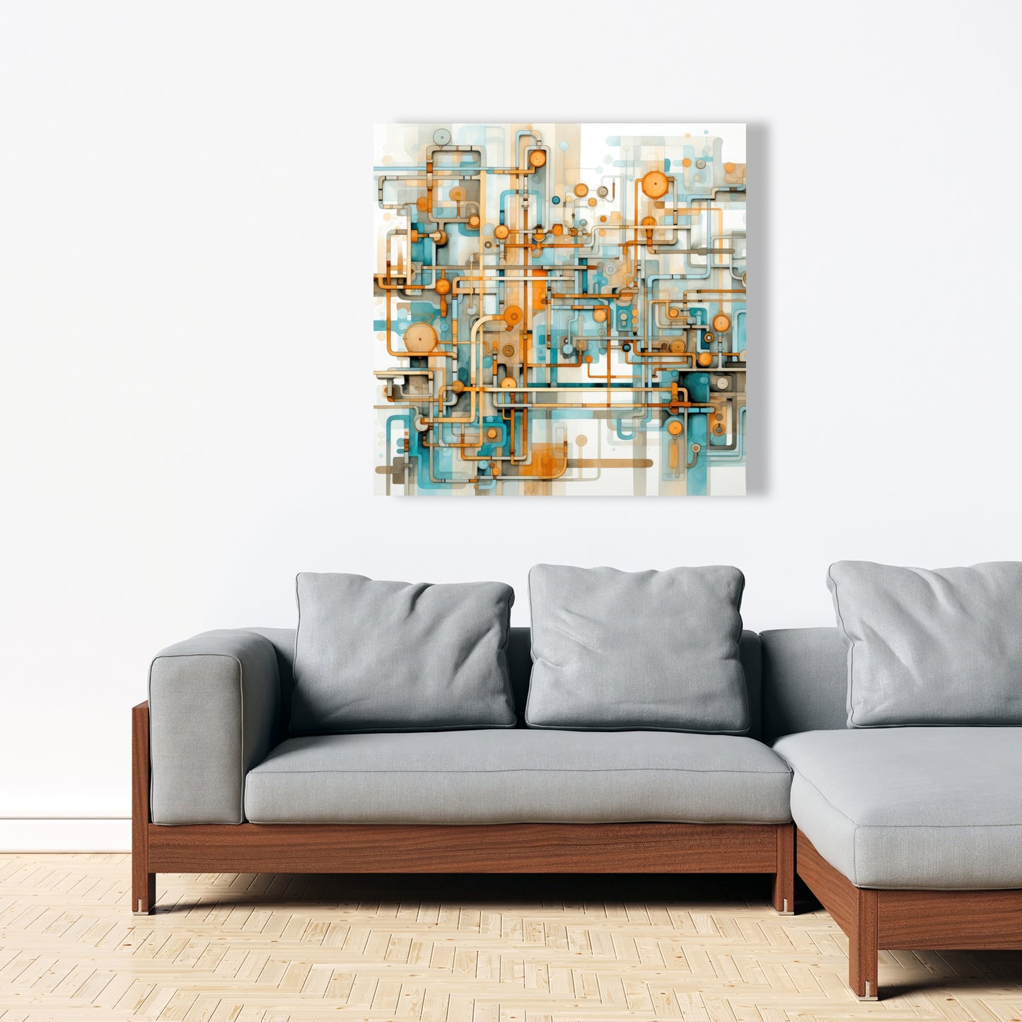 Like clockwork - 32"x32" Canvas