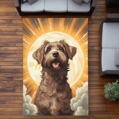 Pupper Brown Outdoor Area Rug | Stylish Home Decor Accent