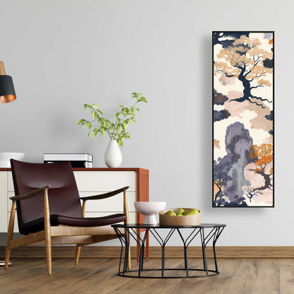 Voidless - Orange Framed Canvas for Stylish Home Decor