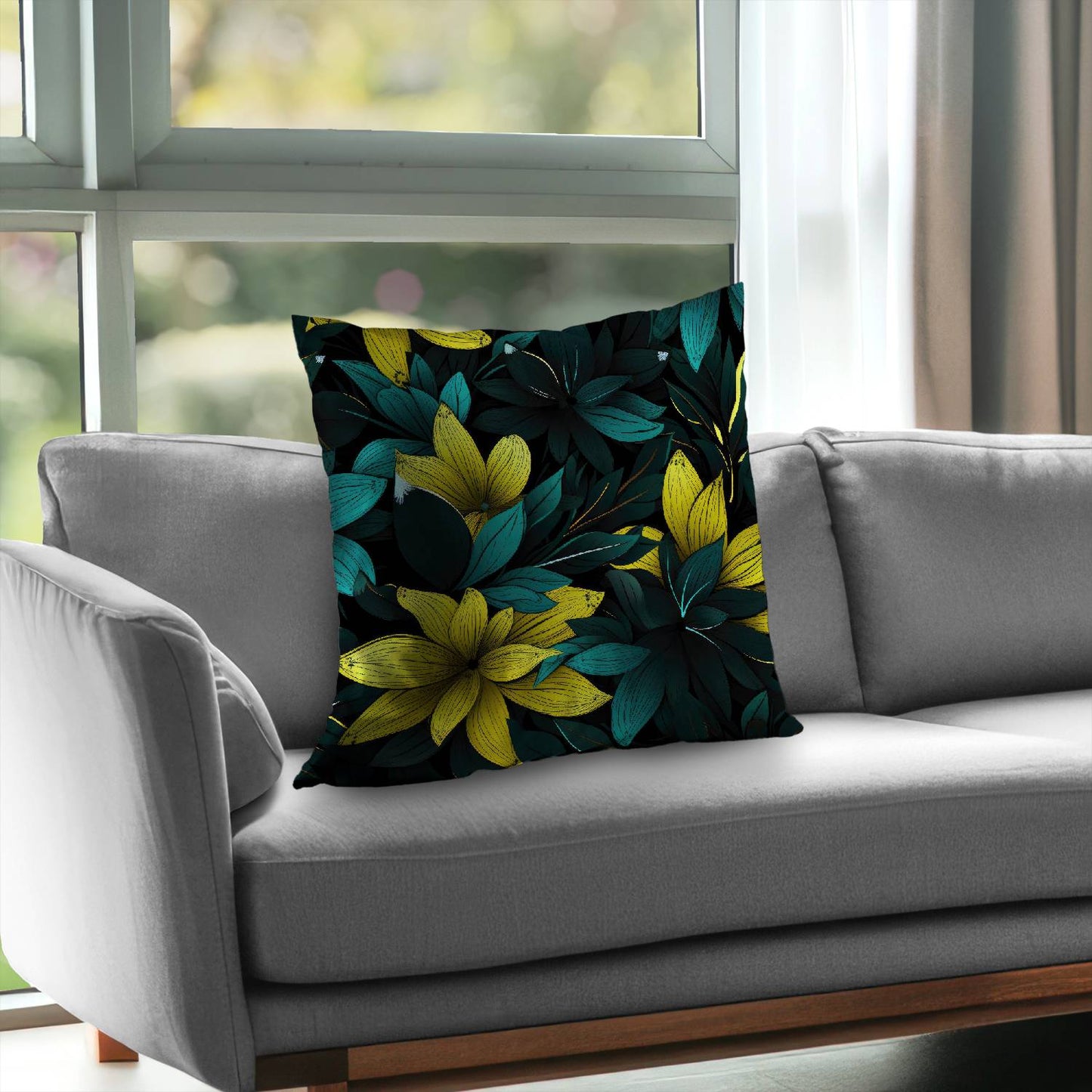 Potent - Throw pillow - Print on demand