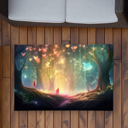 A dream come true - Pink outdoor area rug for home decor