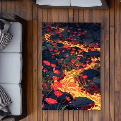 Tapis d'extérieur Dodging Nature | Accent de décoration intérieure élégant