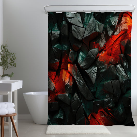 Hiding Under Green Shower Curtain | Home Decor Essential