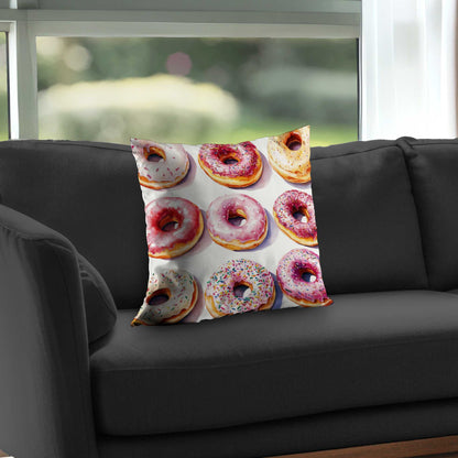 Yummy Poly Twill Throw Pillow - Stylish Home Decor Accent