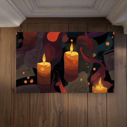 Paillasson intérieur/extérieur "Murmures de Flammes" | Décoration d'intérieur