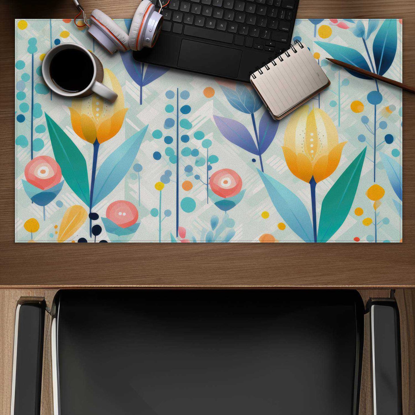 Calming Scents - White Gaming Mat for Home Decor and Style