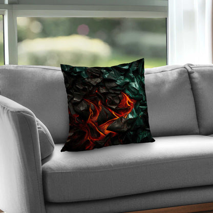 Imminent Rupture Poly Twill Throw Pillow | Chic Home Decor