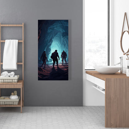 Secret Society - White Canvas for Elegant Home Decor
