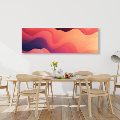 Ethereal Smoke - Pink Canvas Art for Elegant Home Decor