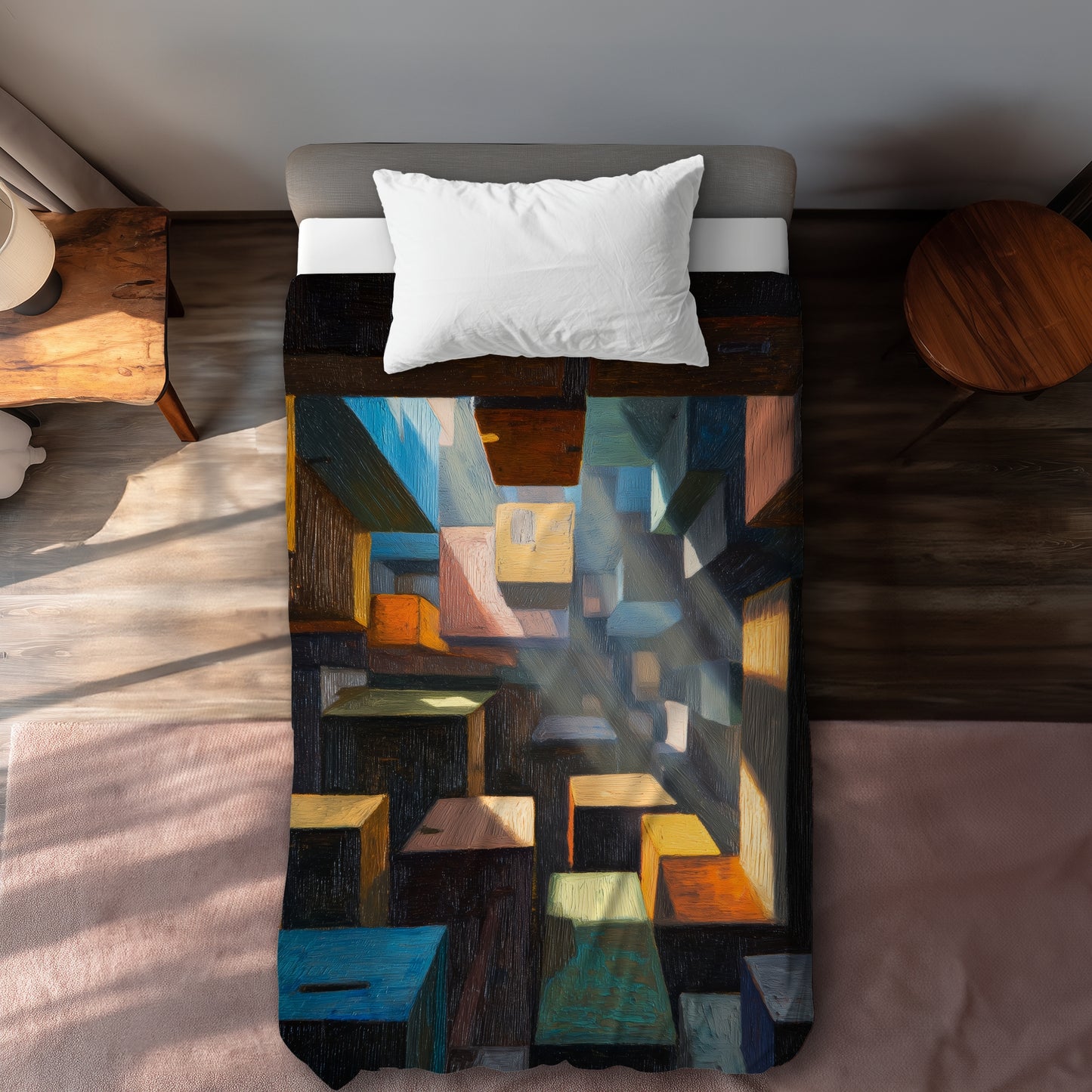 Housse de couette en boîte – Décoration d'intérieur élégante pour chambres douillettes