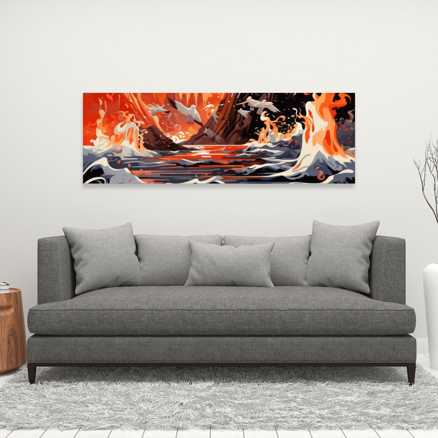 The escape - 32"x32" Canvas