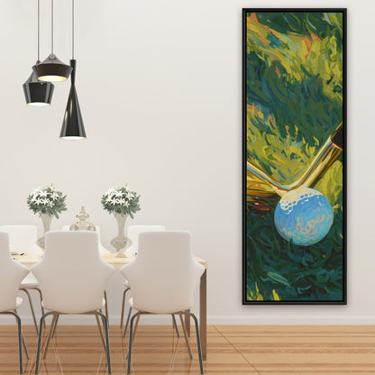 Golden club - 24"x24" Framed canvas