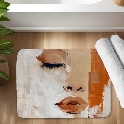 Half Bath Mat - Soft, Stylish Home Decor Rug for Bathrooms