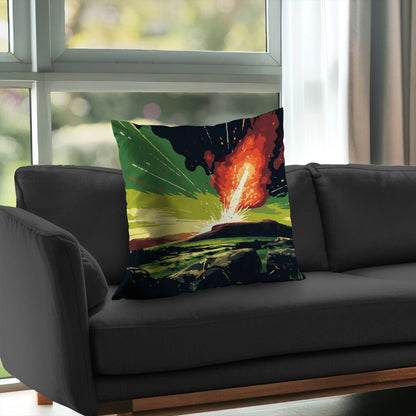 Coussin décoratif Crash en sergé de polyester - Décoration d'intérieur élégante