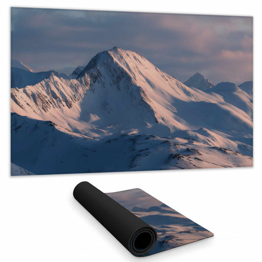 Icy Peaks Gaming Mat | Stylish Home Decor for Gamers