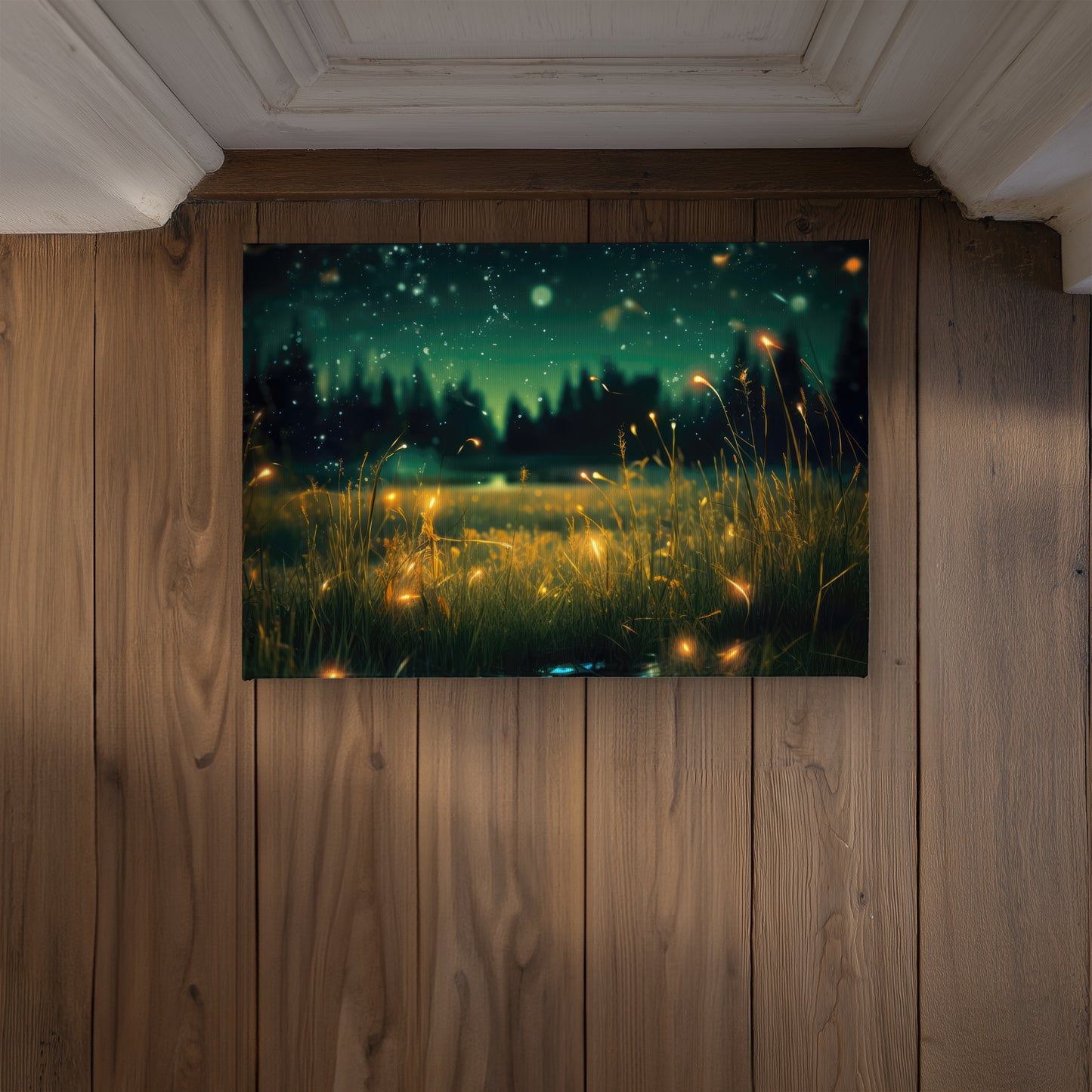 Light in the Dark Yellow Indoor Outdoor Door Mat | Decor