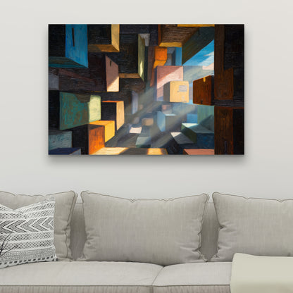 Boxed up - 24"x24" Canvas