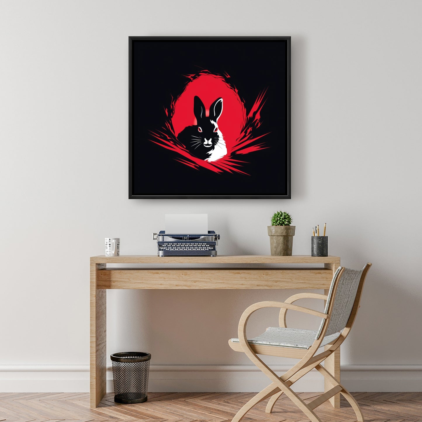Bad intentions - 36"x36" Framed canvas