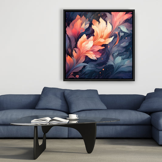 Ethereal - Orange Framed Canvas for Stylish Home Decor