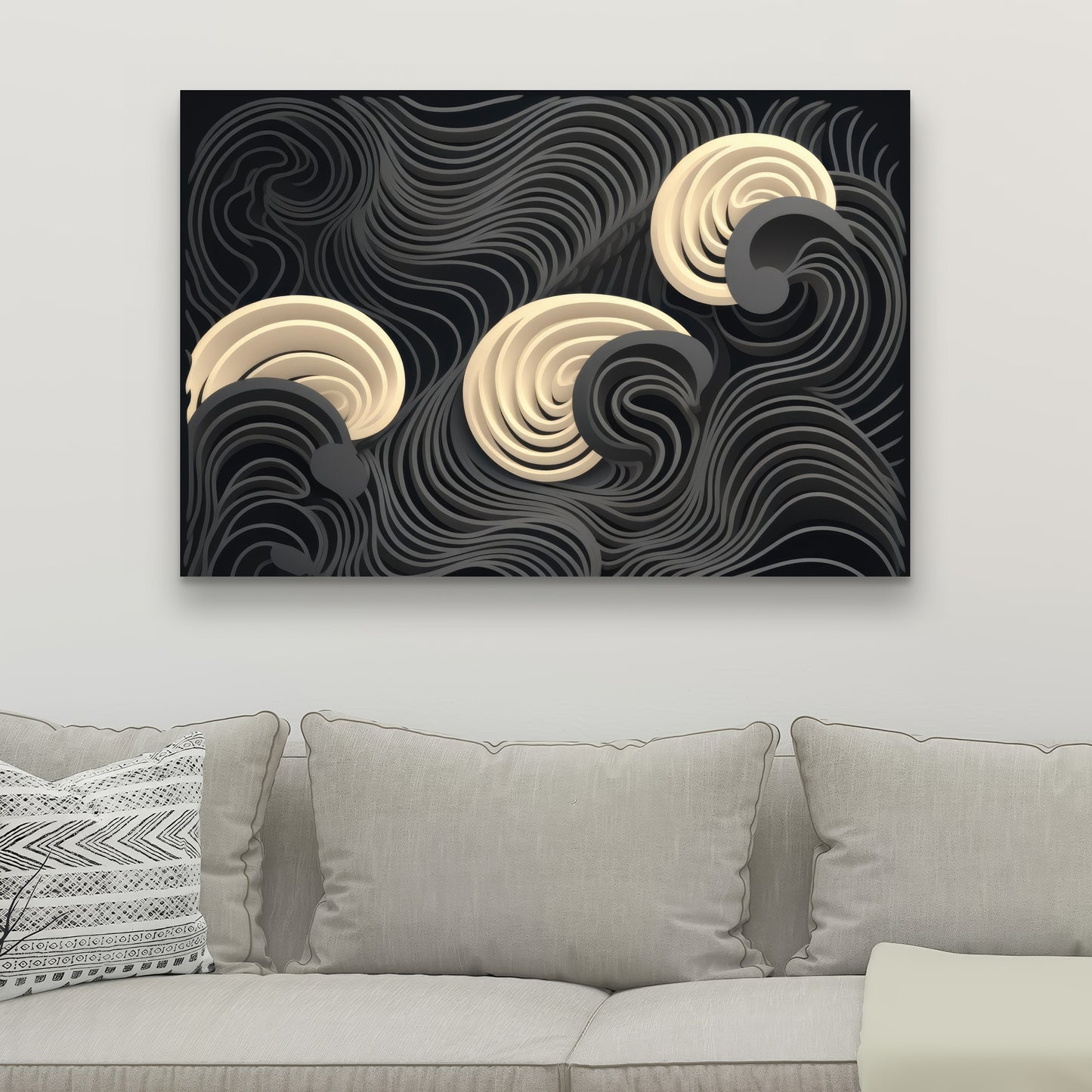 Layers - 32"x32" Canvas