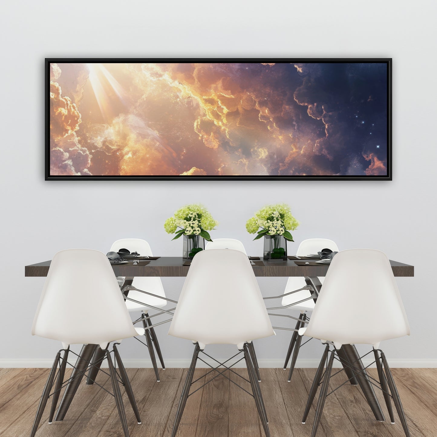 Piercing light - 36"x36" Framed canvas