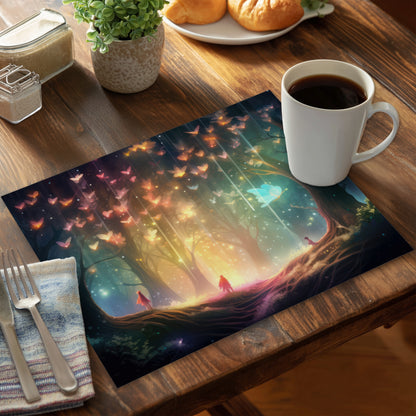 A dream come true - Turquoise Polyester Placemat for Home Decor