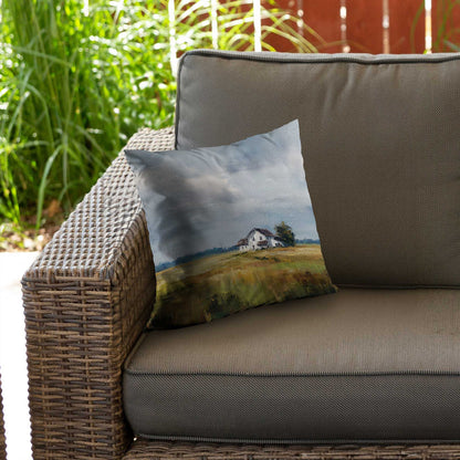 Marsh Poly Twill Throw Pillow - Stylish Home Decor Accent