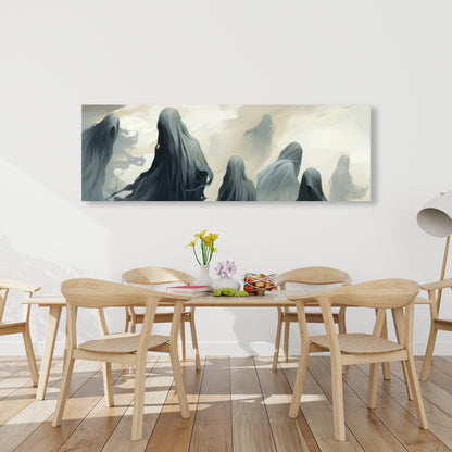 Cursed Lands - Black Canvas Art for Unique Home Decor