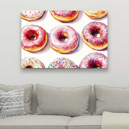 Yummy Pink Canvas Art - Stylish Home Decor for Any Room