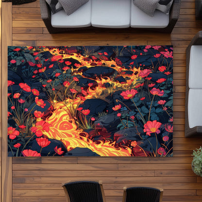 Tapis d'extérieur Dodging Nature | Accent de décoration intérieure élégant