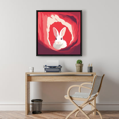 Looking out - 36"x36" Framed canvas