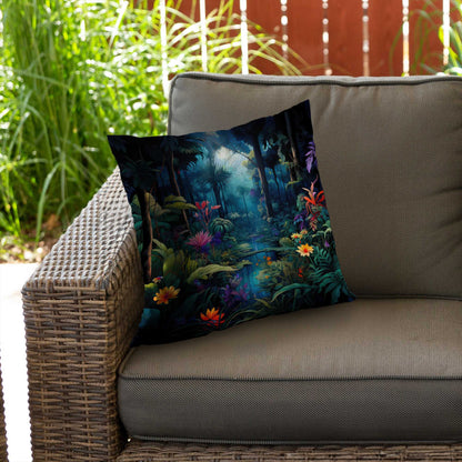 La beauté de la nature - Coussin décoratif en sergé de polyester | Décoration intérieure