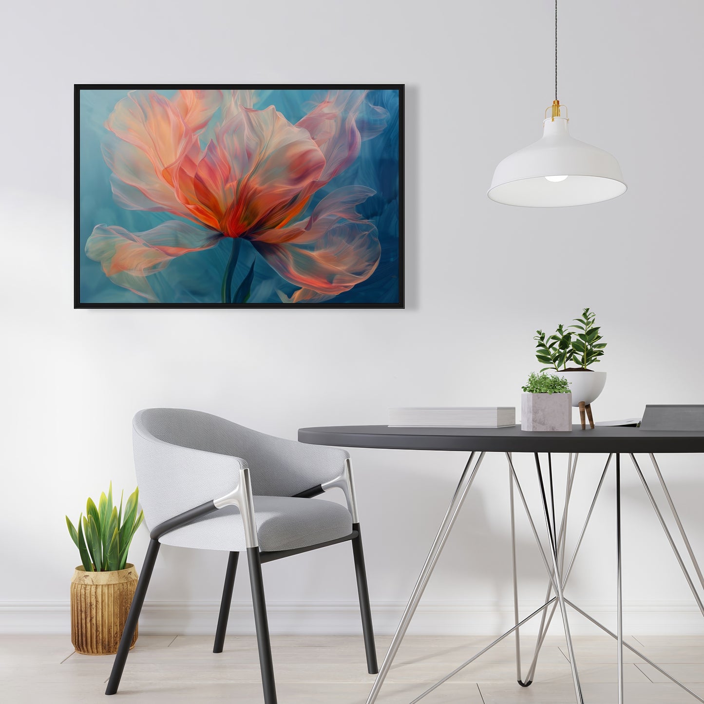 Blend - 36"x36" Framed canvas
