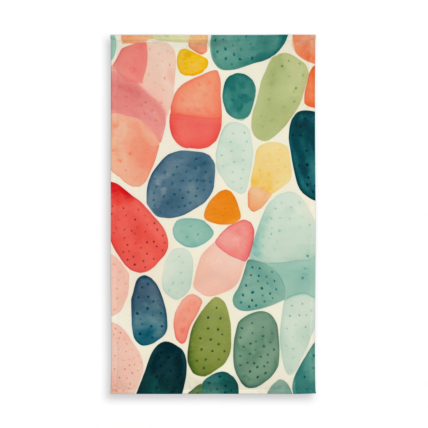 Seedy shapes - Orange Indoor/Outdoor Tablecloth for Home Decor