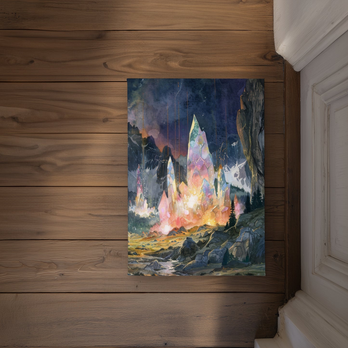 Growing Strong Orange Indoor Outdoor Door Mat - Home Decor