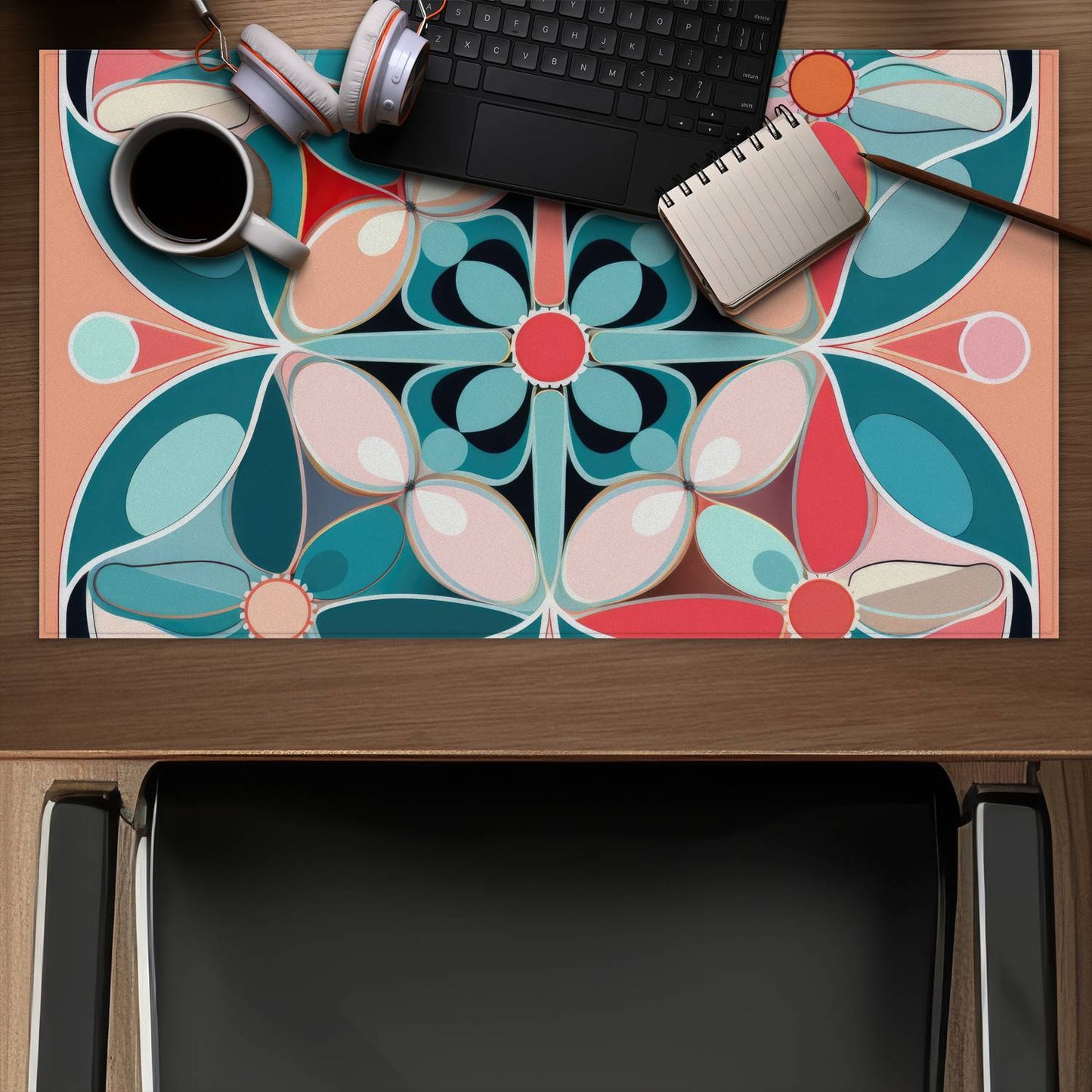 Sweet curves - Desk mat - Print on demand