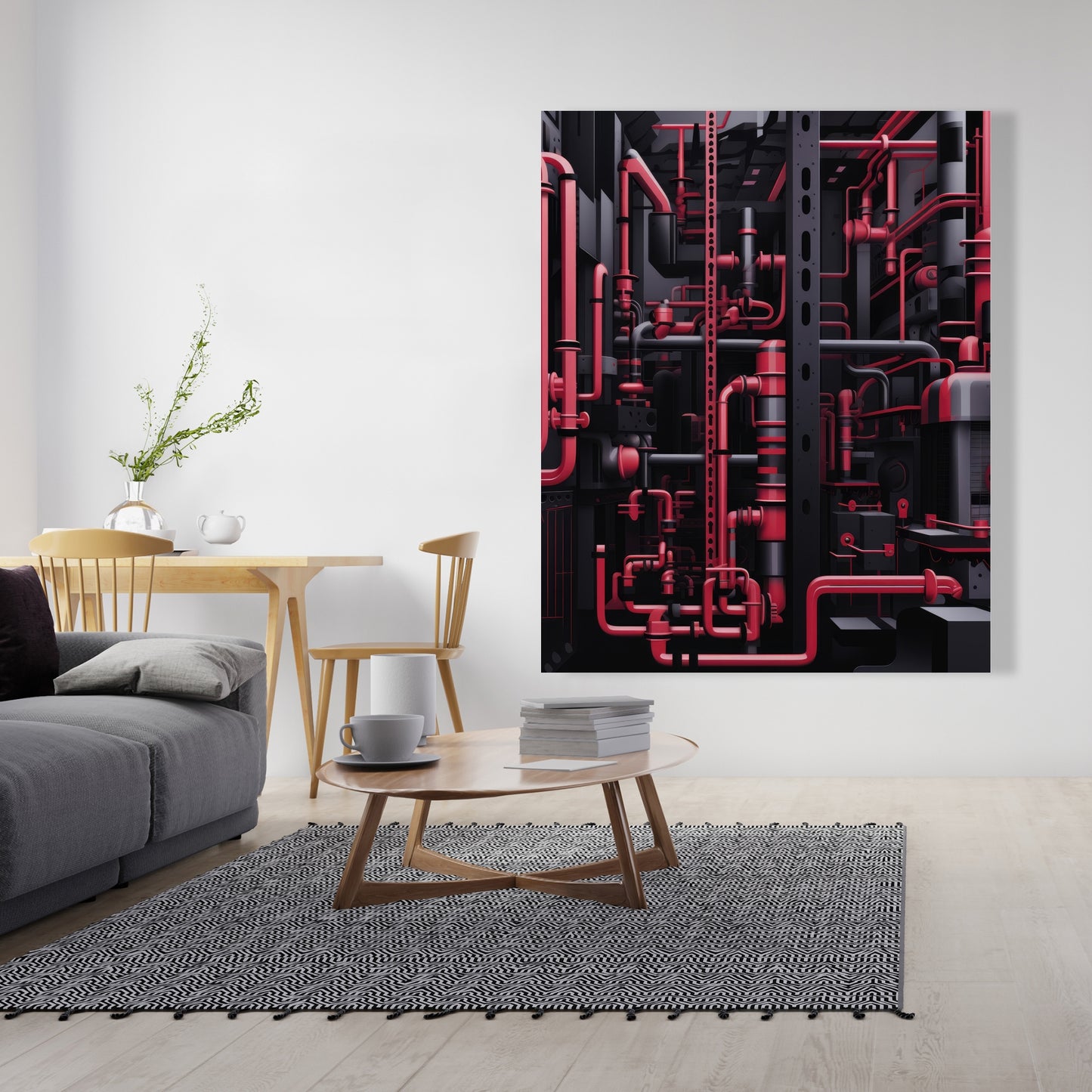 Machinery - 32"x32" Canvas